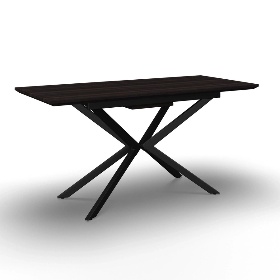 Bessagi Home Ausziehtisch Aki in Walnuss, modern und rechteckig, B/T/H: 140-180 x 80 x 76 cm - Bild 2