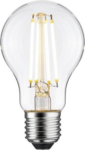 Paulmann LED Filament Glühbirne E27 Warmweiß Dimmbar A60 Transparent Ø 60 mm x H 105 mm - Bild 1