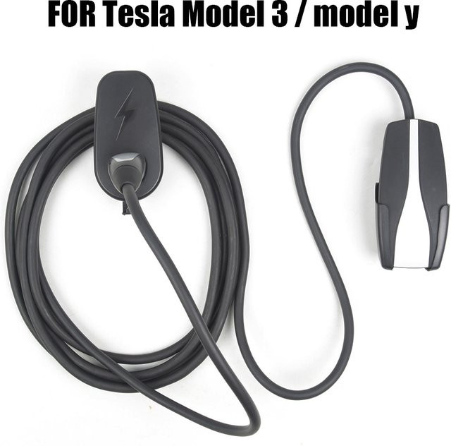MOJOYCE Ladegeräthalter mit Chassis-Halterung für Tesla Model 3 und Model Y in Schwarz - Bild 1