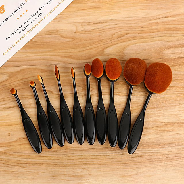 10er Set Mischpinsel Kit aus Kunststoff für DIY Handwerk, Karten, Tinte und Schablonen - Bild 1