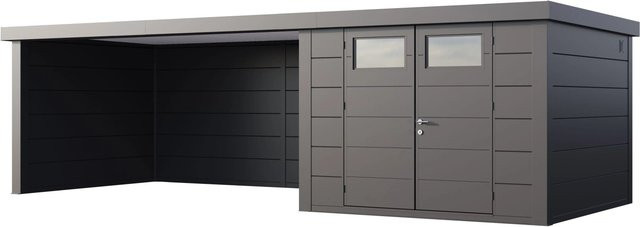 Telluria Gerätehaus Classico in Silberfarben, B/H/T: 812 x 219 x 318 cm - Bild 1