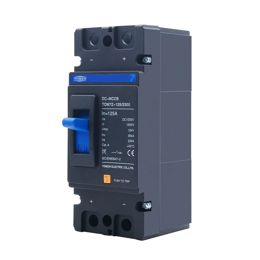 TOMZN TOM7Z 2P DC 1000V Solar-Leistungsschalter MCCB Überlastschutzschalter für Photovoltaik PV in Grau - Bild 4