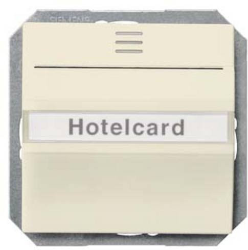 Siemens DELTA i-system HotelCard-Schalter beleuchtet, Farbe: Weiß, B/H: 5,5 x 5,5 cm, 5TG4824 - Bild 1