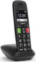 Gigaset E290 Schnurloses DECT Telefon in Schwarz mit großen Tasten, Freisprecheinrichtung und Rufnummernanzeige - Bild 1