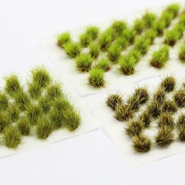Evemodel Unregelmäßige Cluster Gras Modell Basis, 1 Packung - Bild 1