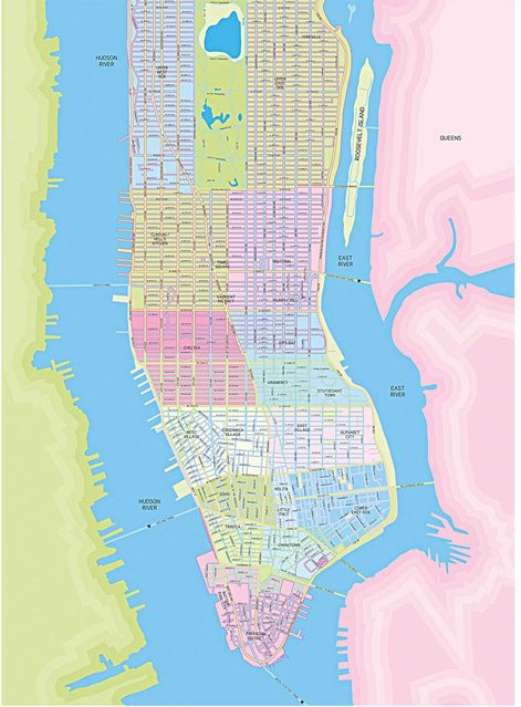 Rico Design Paper Patch Papier Manhattan, Mehrfarbig, B: 30 cm, H: 42 cm - Bild 1