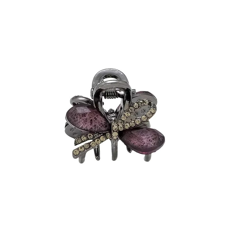 HIYAYZ Haarspange mit Strass-Schleife, Damen - Bild 2