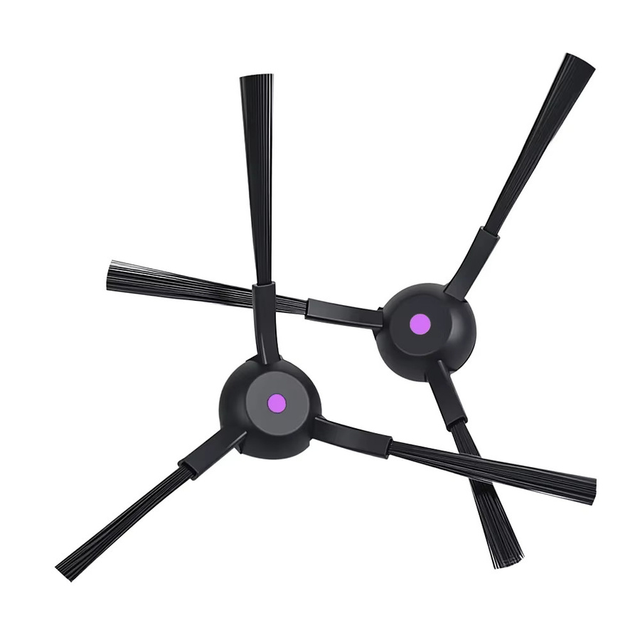 WINDNINJA Seitenbürsten aus Kunststoff in Schwarz für JONR P20 PRO T5 Pro und Midea V12 Pro Saugroboter - Bild 2