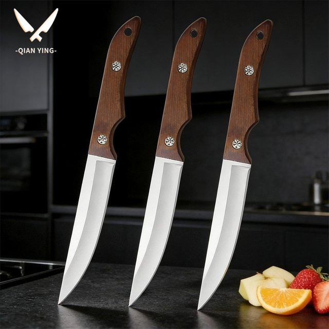 PLYS Paring Knife aus Edelstahl mit Holzgriff und Messerabdeckung - Bild 1