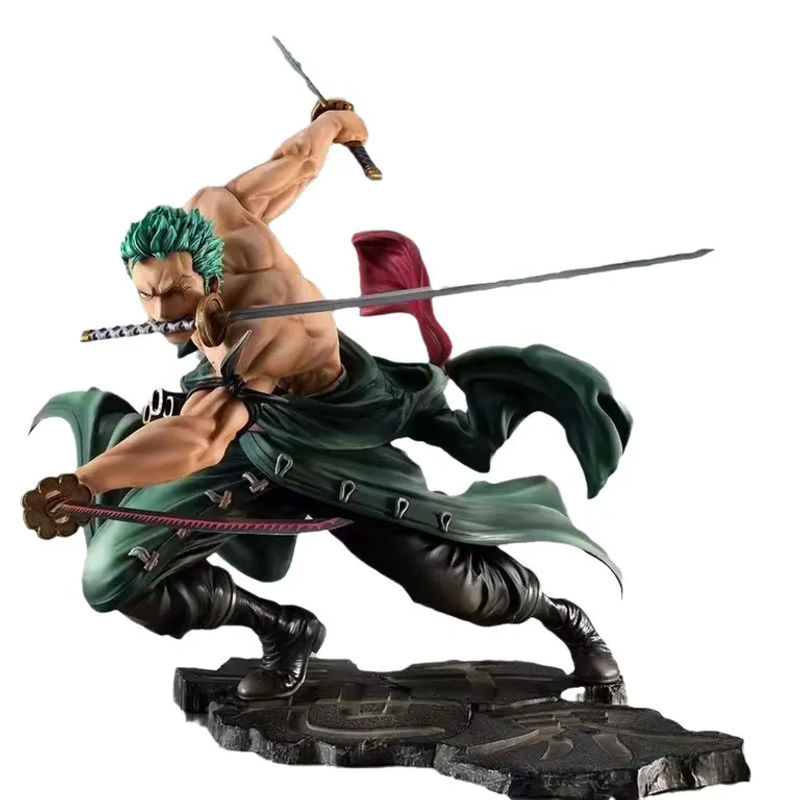 Bandai One Piece Roronoa Zoro Anime Actionfigur aus PVC in Mehrfarbig - Bild 6