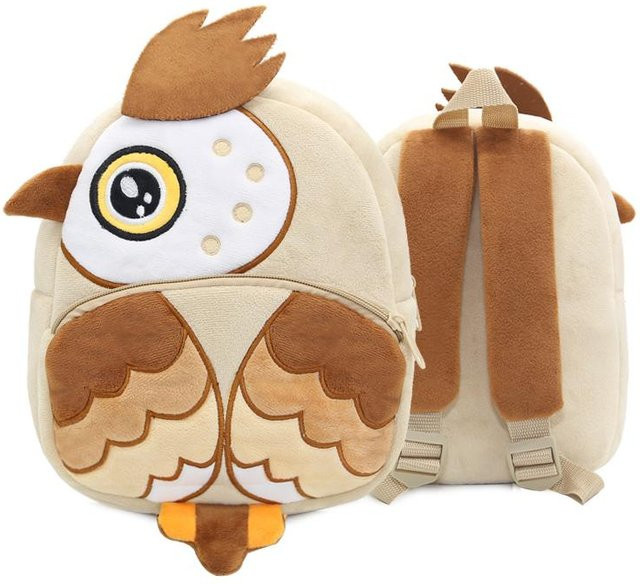 Kidsly Plüsch Rucksack, Cartoon-Tiere, Kindergarten Kinder - Bild 1