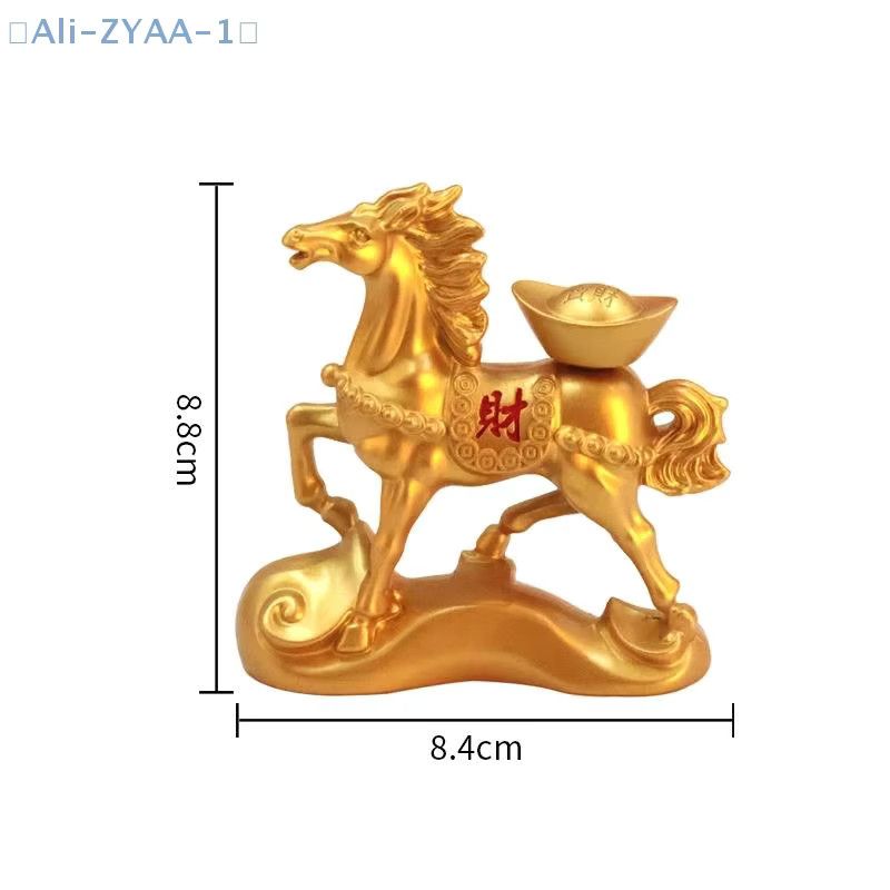 JETTING Rotierende Pferde-Statue in Gold als Symbol für Reichtum und Dekoration für das Pferdejahr 2026 - Bild 2