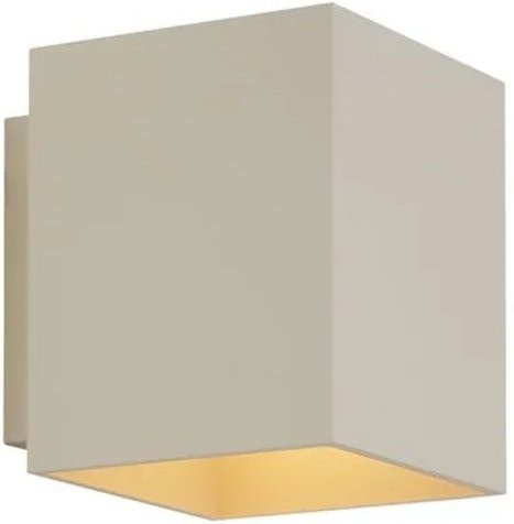 QAZQA Moderne Wandleuchte Beige Quadratisch mit G9 Fassung - Bild 1