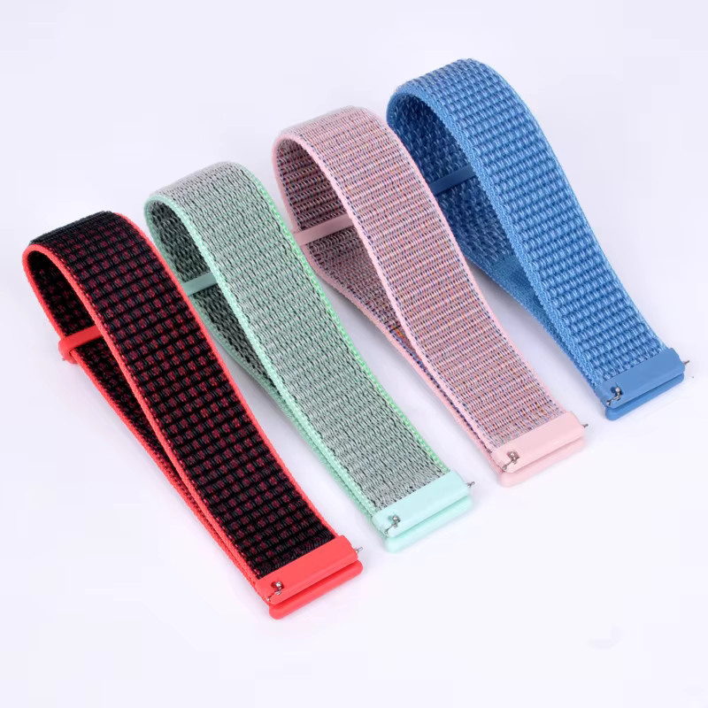 JBAILI Uhrenarmband Nylon, Schwarz, Unisex - Bild 3