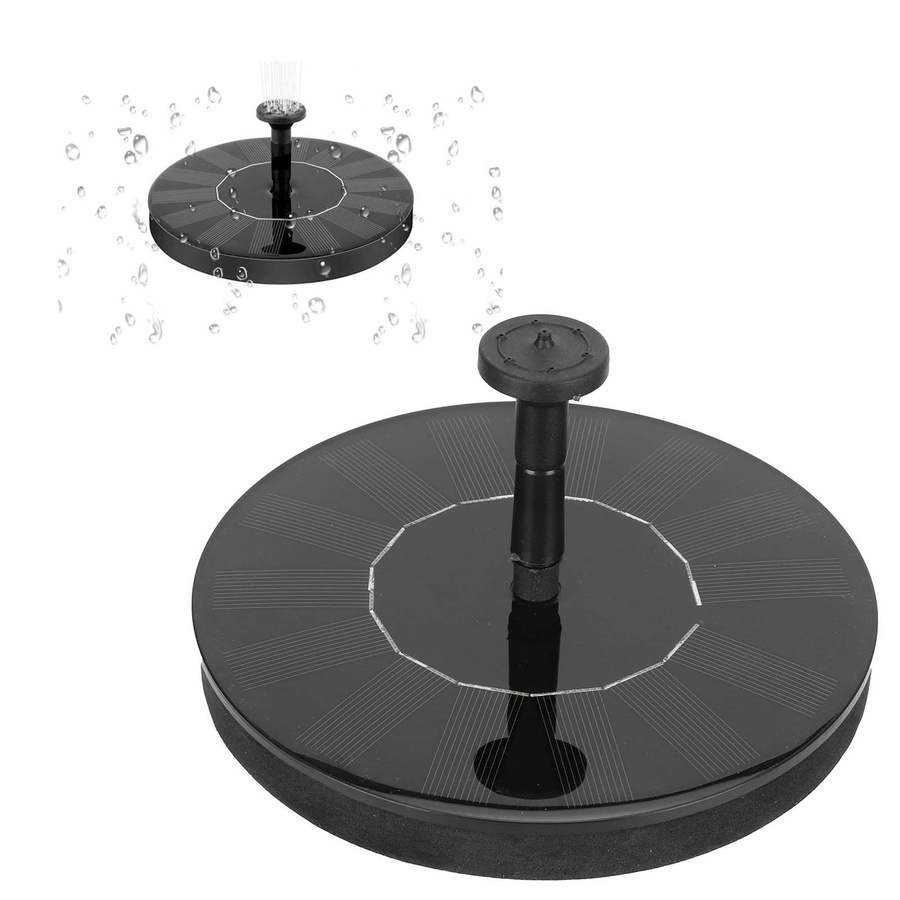 TOMTOP JMS Solar Wasserbrunnen Set für den Garten als schwimmendes Ornament - Bild 3