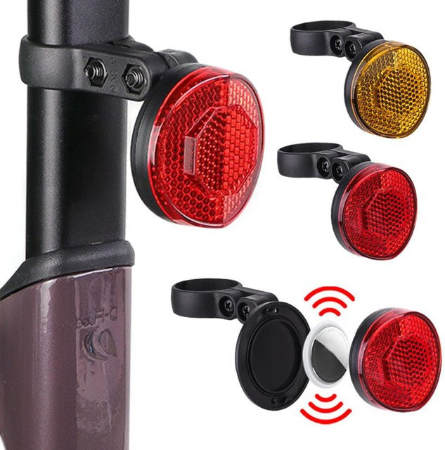 Anti-Diebstahl Rücklicht-Halterung für Apple AirTag in Rot für MTB und Rennrad zur versteckten Positionierung am Sitzrohr - Bild 1
