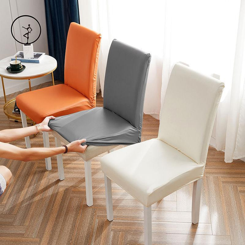 Wasserdichter Stuhlbezug aus elastischem PU-Leder von Yiran Furniture in Khaki - Bild 3
