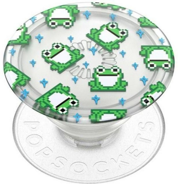 PopGrip Popsockets Handyhalterung PlantCore 8 Bit Frogs in Multicolour - Bild 1