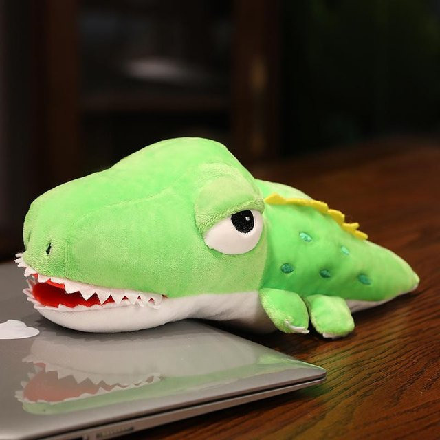 Yiran toy Krokodil-Haifisch-Orca-Plüsch-Handpuppen, Tiere, ab 3 Jahre - Bild 1