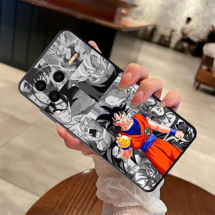 Dragon Ball Saiyajin Goku Handyhülle für Xiaomi Redmi K40 K80 Pro in Schwarz und Multicolour - Bild 6