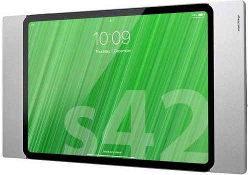 Smart Things sDock Fix s42 Tablet Wandhalterung für iPad 10.9 (Gen.10, 2022) und iPad 10.9 (A16, 2025) in Silber - Bild 1