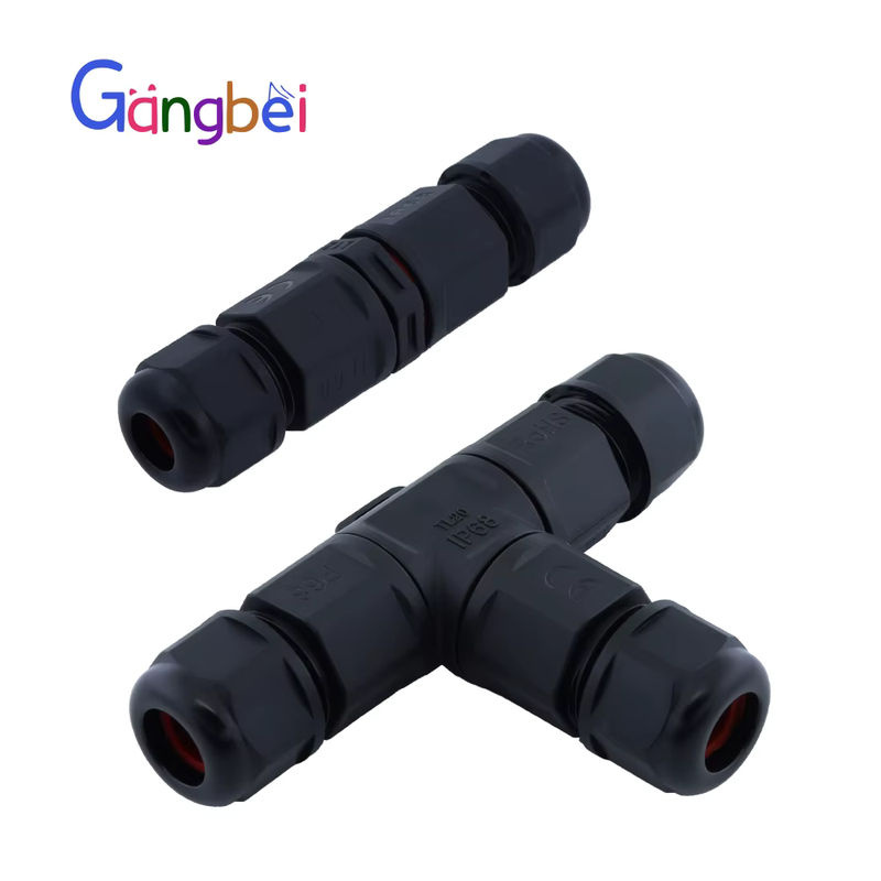 Gangbei IP68 Wasserdichter Kabelstecker mit 2/3/4 Pin Schraubverdrahtungsklemmen als Drahtverbinder für elektrische Lichtanschlusskästen - Bild 4
