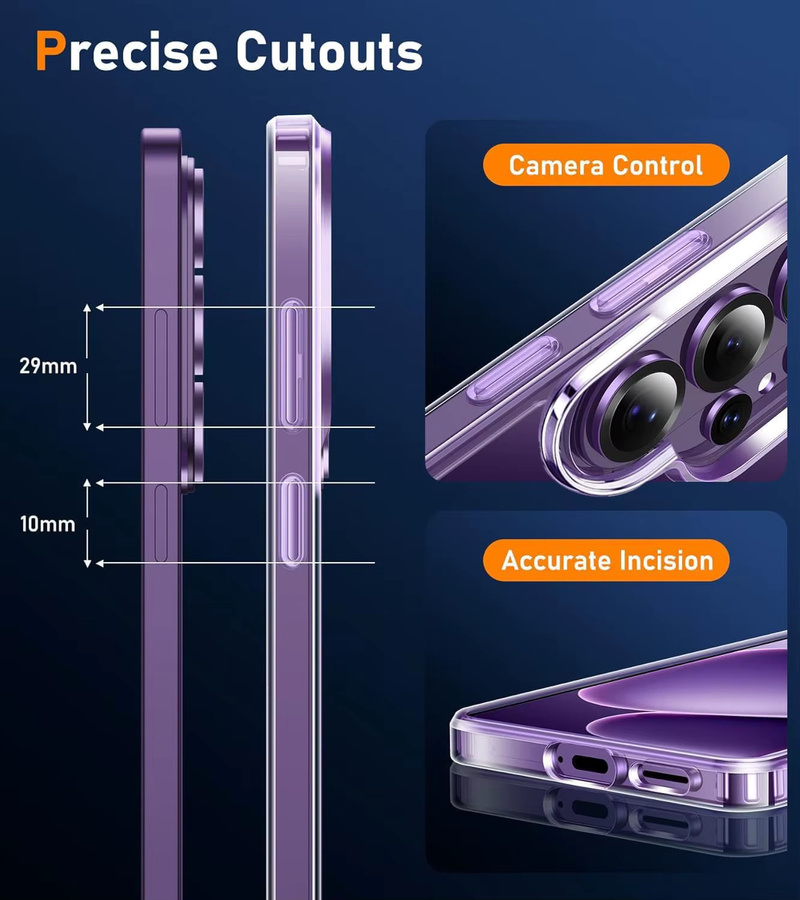 Transparente magnetische Schutzhülle für Samsung Galaxy S26 Ultra und S25FE inklusive 2 Displayschutzfolien für Fingerabdruck-Entsperrung - Bild 5
