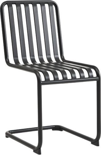 HAY Palissade Cantilever Stuhl aus pulverbeschichtetem Stahl in Schwarz - Bild 1