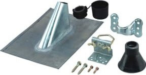 Kathrein Mast-Montage-Set ZTS 160 in Silber, 60mm - Bild 1