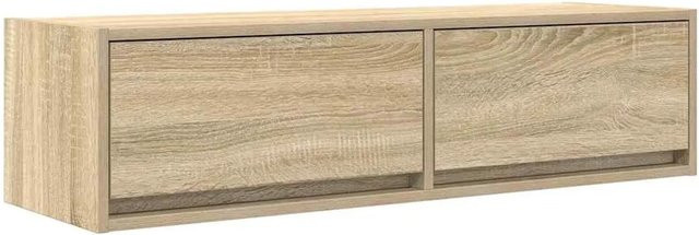 vidaXL TV-Schrank Sonoma Eiche in Braun, modern und matt, B/T/H: 100 x 31 x 25,5 cm - Bild 1