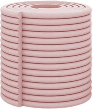 Pavo Selbstklebende Antikollisionsleiste aus Schaumstoff als Babysicherer Eckschutz in Rosa, Länge: 200 cm, Breite: 40 cm, Dicke: 1 cm - Bild 1