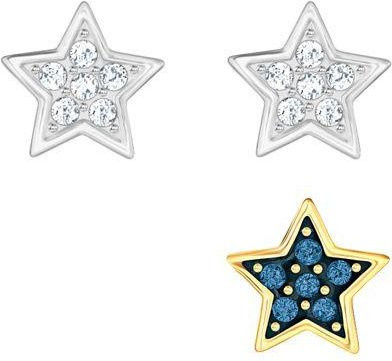 Swarovski Ohrstecker, Kristall, Weiß, Silber, Damen - Bild 1