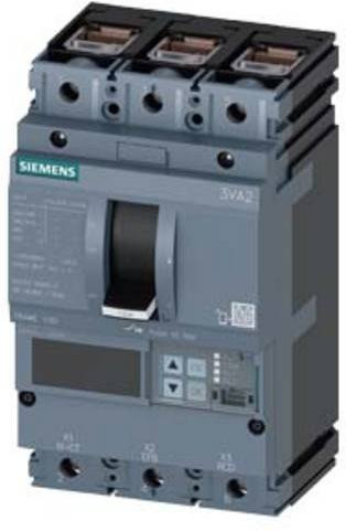Siemens 3VA2010-6JQ36-0AA0 Leistungsschalter in Grau mit einem Einstellbereich von 40 - 100A und einer maximalen Schaltspannung von 690 V/AC - Bild 1