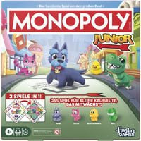 Hasbro Monopoly Junior Square 2 In 1 Gesellschaftsspiel - Bild 1