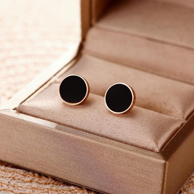 Lucky Star Jewelry Ohrstecker Edelstahl, roségold, Zirkonia, Damen - Bild 1