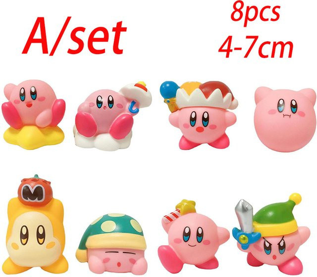 Bandai Kirby Anime-Figur, Rosa / Pink, Einzelfigur - Bild 1