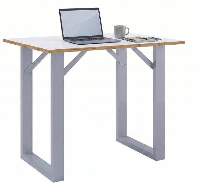 VCM Salia Bartisch und Stehtisch in Weiß, B/T/H: 138 x 50 x 102 cm - Bild 1