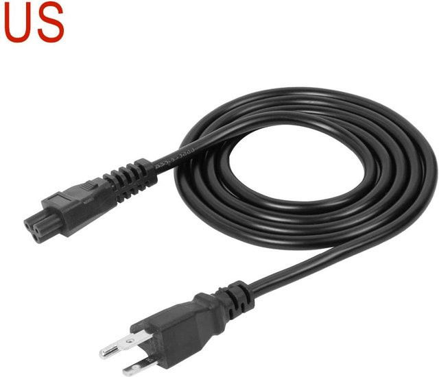 Ninebot Ladekabel für Elektroroller MAX G2 G30 G30D/LP/LE G65 Batterieladeleitung mit EU-US-Stecker in Grau/Schwarz - Bild 1