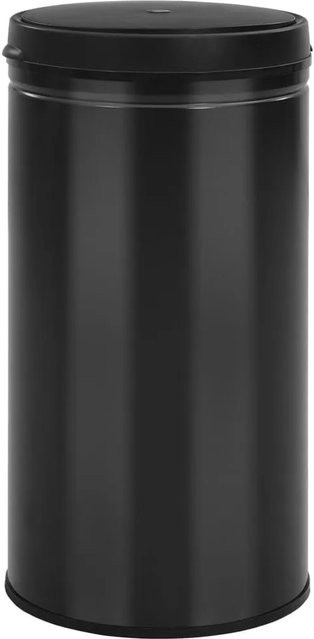 DELUKE Sensor Mülleimer für die Küche mit Automatik-Bewegungssensor und Klemmring, Schwarz, 60 l - Bild 1
