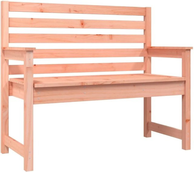 vidaXL Gartenbank aus Massivholz Douglasie in Braun, B/T/H: 109 x 48 x 91,5 cm - Bild 1