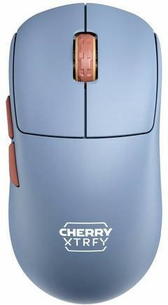 Cherry XTRFY M68 Wireless Gaming-Maus mit 26000 DPI in Blau - Bild 1