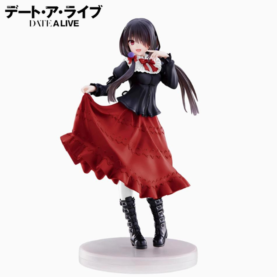 Fashnics Date A Live Kurumi Tokisaki Actionfigur Schwarzes Kleid PVC - Bild 4