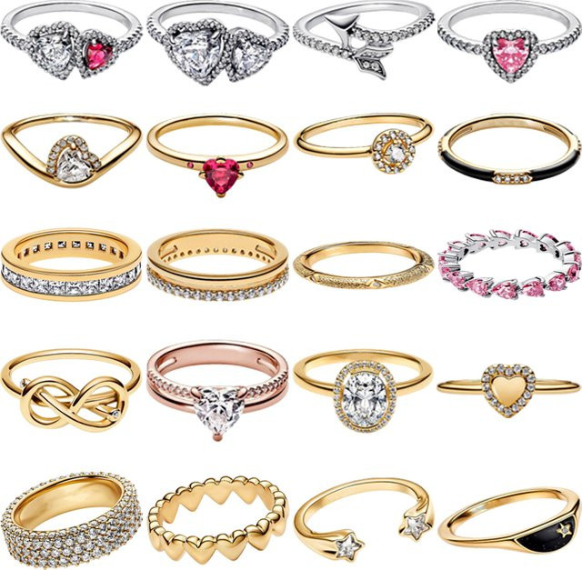 Potdemiel Ring 925 Silber, vergoldet, Schmetterling, Damen - Bild 1