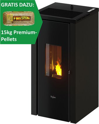 Pegaso Pelletofen Vera in Anthrazit mit 7 kW Leistung und WLAN-Funktion - Bild 1