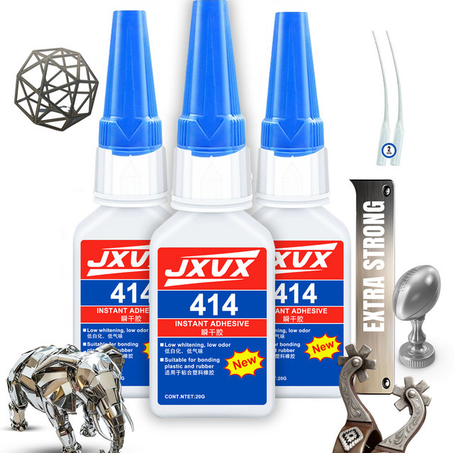 LOOLIFL Super-Metallkleber 414 Super Strong Universeller Sekundenkleber für Metalllegierungen und Kunststoff, 20 g - Bild 1