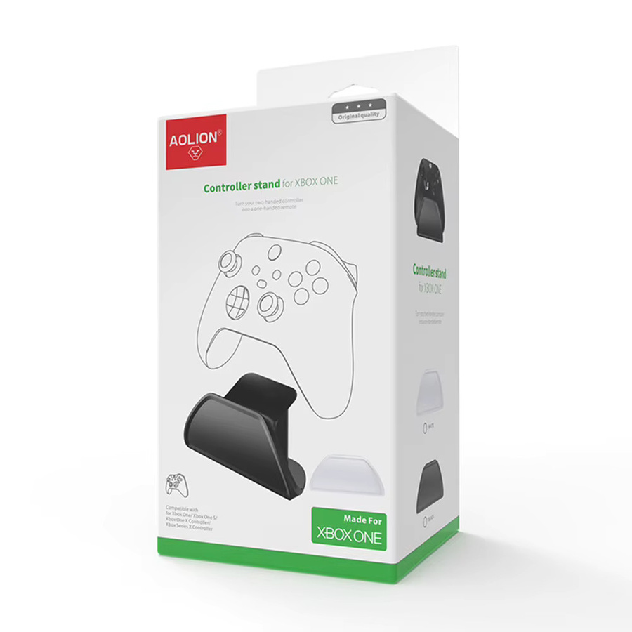 Controller-Ständer Dockingstation für Xbox Series S X Gamepads als Schreibtischhalterung in Schwarz oder Weiß - Bild 3