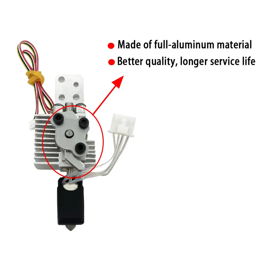 Anycubic Hotend-Kit mit Quick-Detach-Kühler in Silber, kompatibel mit Anycubic Kobra S1, S1 Combo-Haupteinheit und S1C-Modell - Bild 2