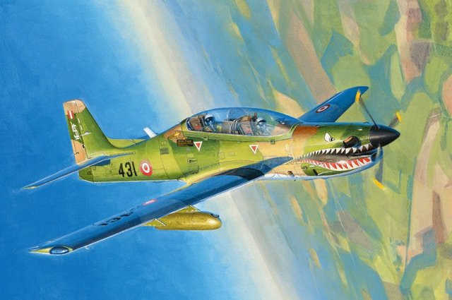 HobbyBoss Brazilian EMB312 Tucano, Modellbauzeug, 1:48, Grün - Bild 1