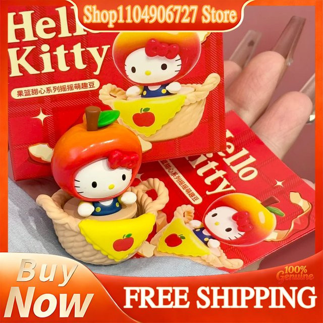 52TOYS Hello Kitty Blind Box Früchtekorb, Mini-Bean-Auto-Ornamente - Bild 1
