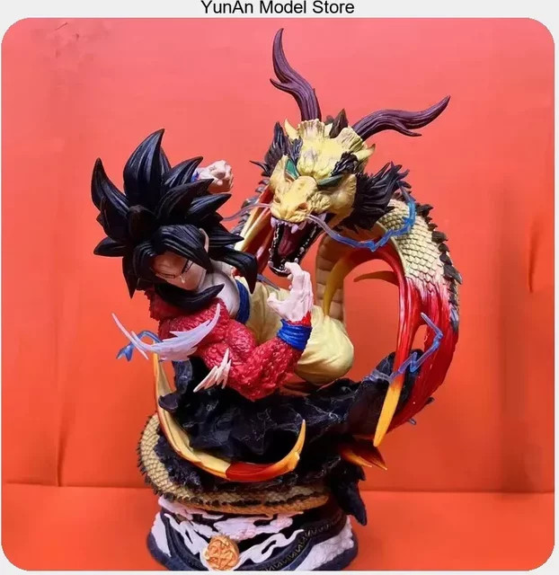 Bandai Dragon Ball Goku Dragon Fist Explosion SS4, Anime-Figur Modell-Statue, 42cm - Bild 1